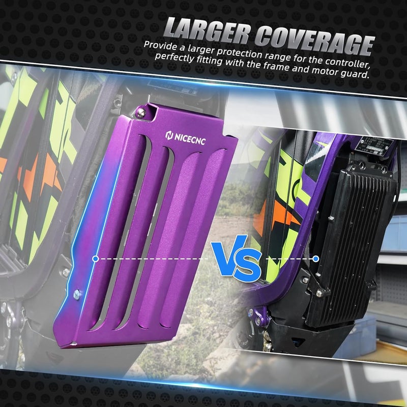 NICECNC Purple Controller Protective Cover Compatible with Surron Light bee X/S/ L1E Compatible with Segway X160 X260 See Fitment - Image 3